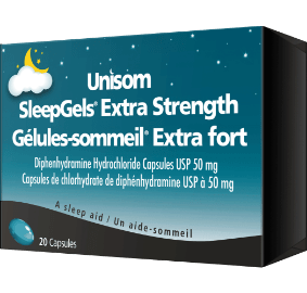Emballage unisom gélules sommeil extra-fort